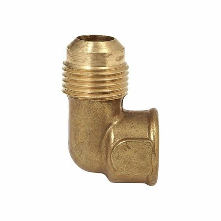 THRIFCO PLUMBING #50 1/4 Inch Flare x 1/4 InchFIP Brass 90 Elbow Adapter 4401172